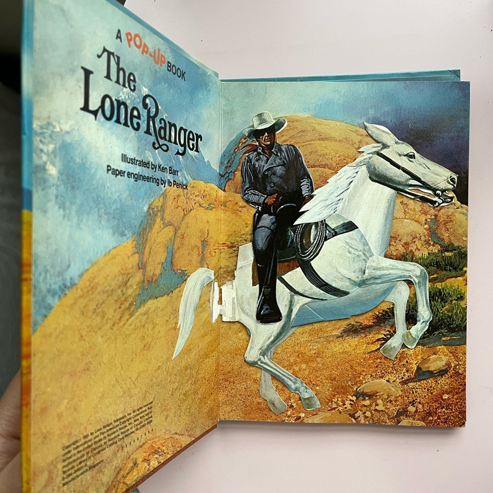 1981 The Lone Ranger Pop-Up Book - Picture 2 of 7